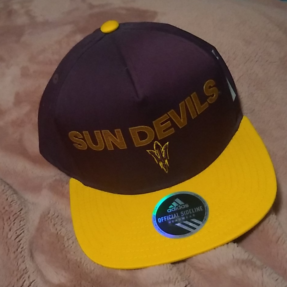 ASU Sundevils flat brim hat